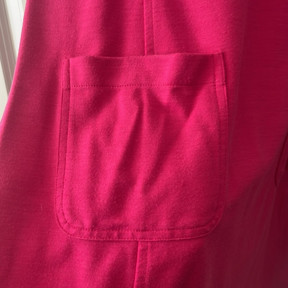 Spartina Helena Ponte Zip Dress Magenta - Picture 6 of 7